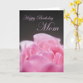 Carte Bonne maman d'anniversaire (Fleur jaune)