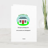 Carte Bonne maman d'anniversaire (Dos)