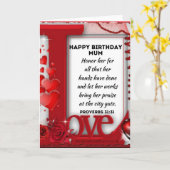 Carte Bonne maman d'anniversaire (Fleur jaune)