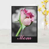 Carte Bonne maman d'anniversaire (Fleur jaune)