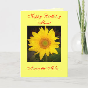 Carte Bonne maman d'anniversaire ! De l'autre côté de la