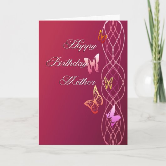 Carte Bonne mère d'anniversaire (Devant)