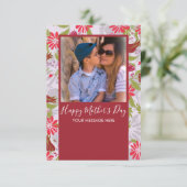 Carte Bonne Mère de la main de la Fête des Mères tiré Fl (Debout devant)