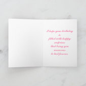 Carte Bonne oeillette rose (Intérieur)