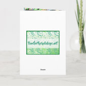 Carte Bonne page Anniversaire des champignons rétro et c (Dos)