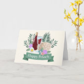 Carte Bonne Pâque (Fleur jaune)