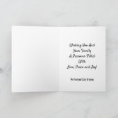 Carte Bonne Pâque étoile juive (Intérieur)