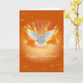 Carte Bonne Pentecôte par Jenny McLaughlin (Fleur jaune)