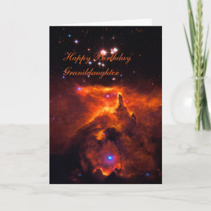 Carte Bonne Petite-fille d'anniversaire - Star Cluster P