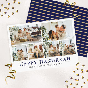 Carte Bonne photo de la famille Hanoukka