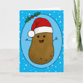 Carte Bonne pomme de terre de Noël (Devant)