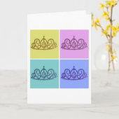 Carte Bonne princesse d'anniversaire (Fleur jaune)