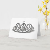 Carte Bonne princesse d'anniversaire (Fleur jaune)