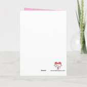 Carte Bonne Quinceañera en espagnol : Blanc rose (Dos)