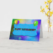 Carte Bonne retraite (Fleur jaune)