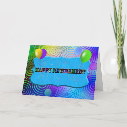 Carte Bonne retraite (Devant)