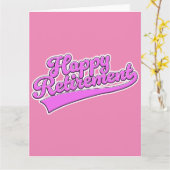 Carte Bonne retraite (Fleur jaune)