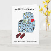 Carte Bonne retraite à un météorologue (Fleur jaune)