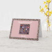 Carte Bonne Retraite Avec Boîte De Chocolats (Fleur jaune)