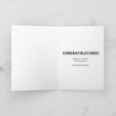 Carte Bonne retraite Faux Parties scintillant Confetti (Intérieur)