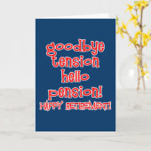 Carte Bonne retraite ! T-shirts et cadeaux de retraite (Fleur jaune)