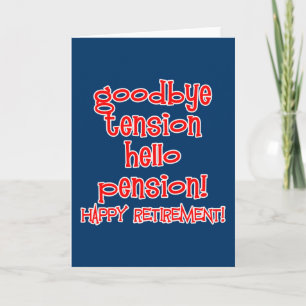 Carte Bonne retraite ! T-shirts et cadeaux de retraite