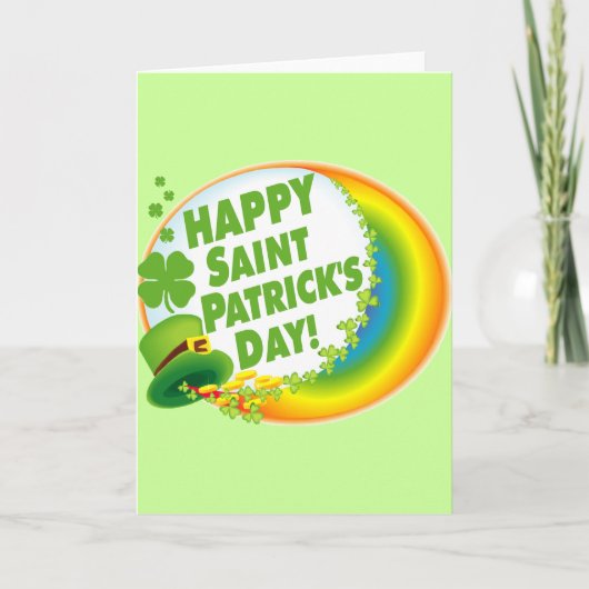 Carte Bonne Saint Patrick ! (Devant)