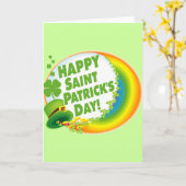 Carte Bonne Saint Patrick ! (Fleur jaune)
