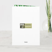 Carte Bonne Saint Patrick. Vintage petite fille irlandai (Dos)