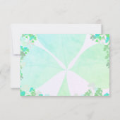 Carte "Bonne Saint Patrick." W/Shamrock manuscrite (Dos)