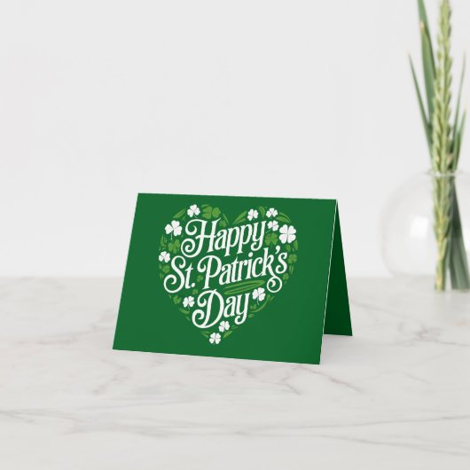Carte Bonne Saint Patrick's Day (Devant)