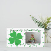 Carte Bonne Saint Patrick's Day (Debout devant)