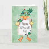 Carte Bonne Saint Patrick's Day (Devant)