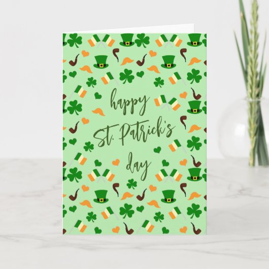 Carte Bonne Saint Patrick's Day (Devant)