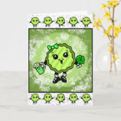 Carte Bonne Saint Patrick's Day | Drôle Vacances (Fleur jaune)