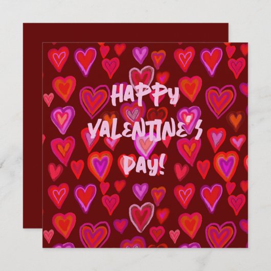 Carte Bonne Saint Valentin ! (Devant / Derrière)