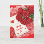 Carte Bonne Saint-Valentin (Devant)