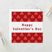 Carte Bonne Saint-Valentin (Devant/Arrière en situation)