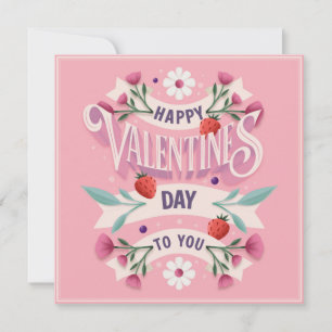 Carte Bonne Saint Valentin pour vous