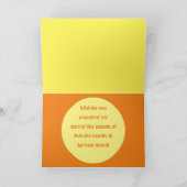 Carte Bonne saison de récolte, Citrouille de la scène de (Intérieur)