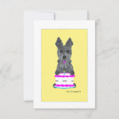 CARTE BONNE SCOTTIE ANNIVERSAIRE (Devant)