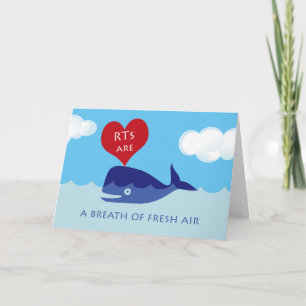 Carte Bonne Semaine nationale de la thérapie respiratoir