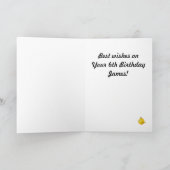 Carte Bonne sirène d'anniversaire (Intérieur)