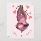 Carte Bonne Sloth Funny Birthday Card (Devant)
