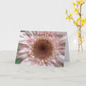 Carte Bonne soeur de la fête des mères (Fleur jaune)