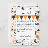 Carte Bonne soirée d'Halloween (Dos)