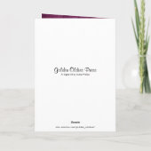 Carte Bonne sorcière chiot, mignonne salutation de chien (Dos)