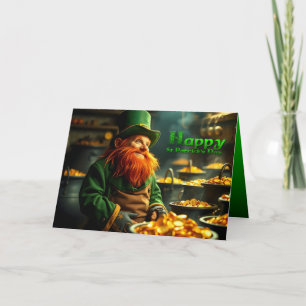 Carte Bonne St Patrick's Day Leprechaun HGC05