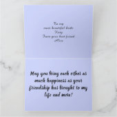 Carte Bonne vie de marié (Intérieur)