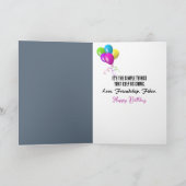 Carte Bonne Vielle Dame Dansant (Intérieur)